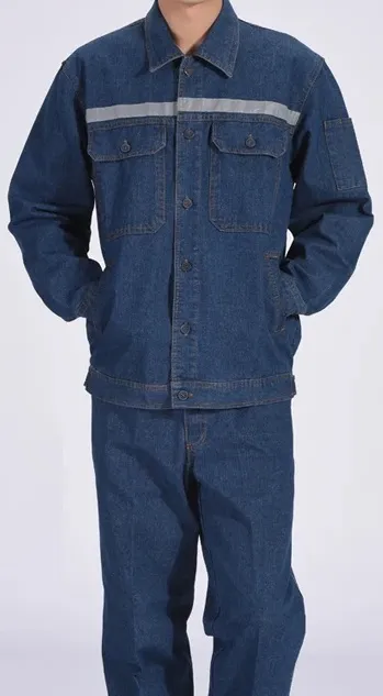 Bursa kurumsal saha ve üretim ekipleri için 12 oz dayanıklı denim iş takımı — İlke Tekstil Denizli üretimi