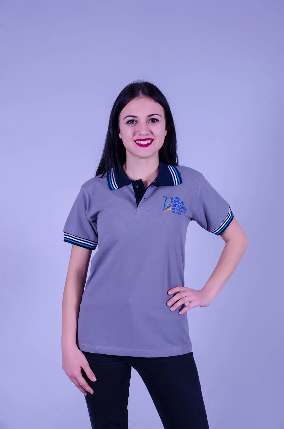 Adana kurumsal ve promosyon ekipleri için saha ekibi kullanımı polo yaka tişört — İlke Tekstil Denizli üretimi