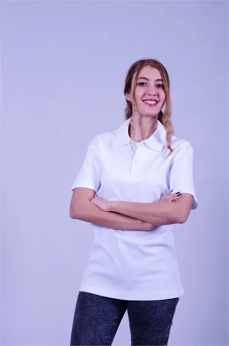 Antalya kurumsal ve promosyon ekipleri için logolu kurumsal giyim polo yaka tişört — İlke Tekstil Denizli üretimi