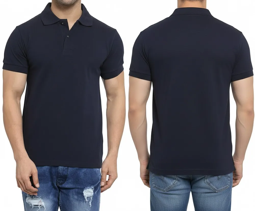 Denizli kurumsal ve promosyon ekipleri için promosyon ekip kıyafeti polo yaka tişört — İlke Tekstil Denizli üretimi