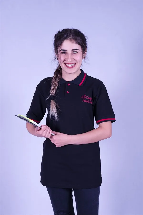 Diyarbakır kurumsal ve promosyon ekipleri için promosyon ekip kıyafeti polo yaka tişört — İlke Tekstil Denizli üretimi