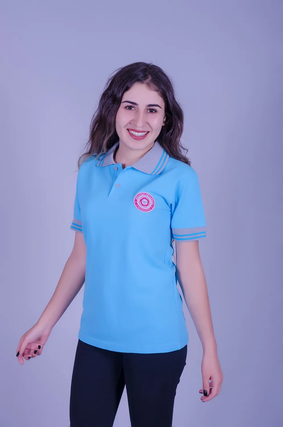 Gaziantep kurumsal ve promosyon ekipleri için logolu kurumsal giyim polo yaka tişört — İlke Tekstil Denizli üretimi