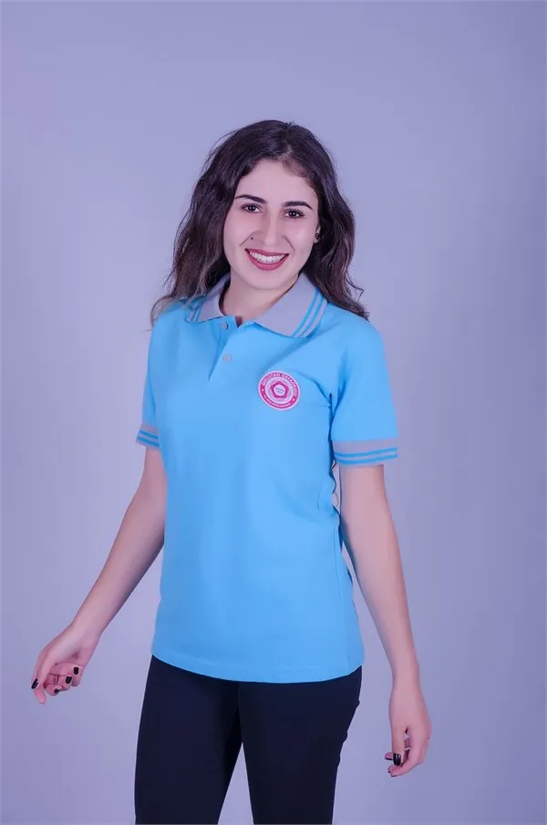 Gaziantep kurumsal ve promosyon ekipleri için logolu kurumsal giyim polo yaka tişört — İlke Tekstil Denizli üretimi