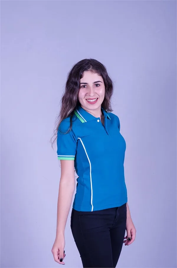 Kayseri kurumsal ve promosyon ekipleri için kurumsal üniforma polo yaka tişört — İlke Tekstil Denizli üretimi