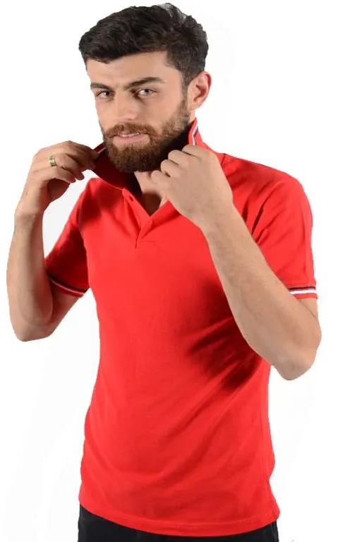 Konya kurumsal ve promosyon ekipleri için promosyon ekip kıyafeti polo yaka tişört — İlke Tekstil Denizli üretimi