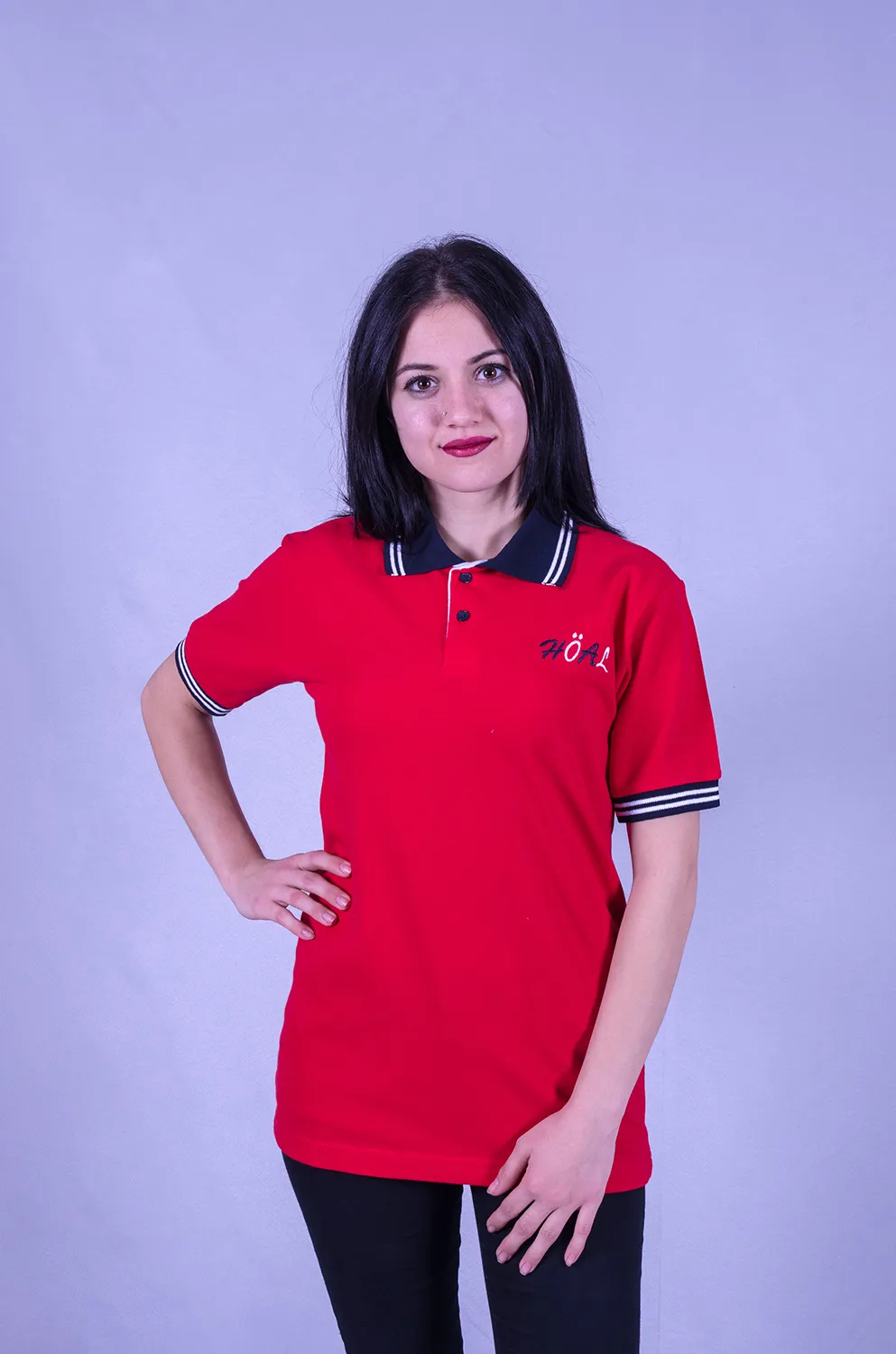 Samsun fabrika ve sanayi ekipleri için kurumsal üniforma polo yaka tişört — İlke Tekstil Denizli üretimi